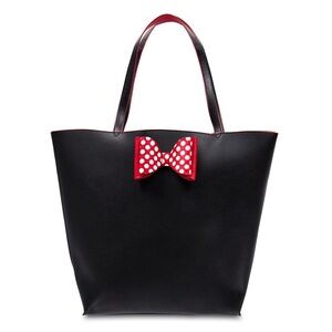 DISNEY PARKS MINNIE MOUSE REVERSIBLE BOW TOTE BAG